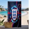 Toalla de Playa Estampada de Fútbol de Inglaterra Secado Rápido Súper Absorbente Suave Toalla de Baño para Nadar Playa Viaje Ventilador Recuerdo Regalo