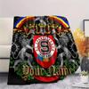 1PC Custom Name AC Sparta Praha Patterned Flannel Blanket Suitable For All Seasons for Home Decor Warmth and Comfort Gifts Holiday Present -HE9