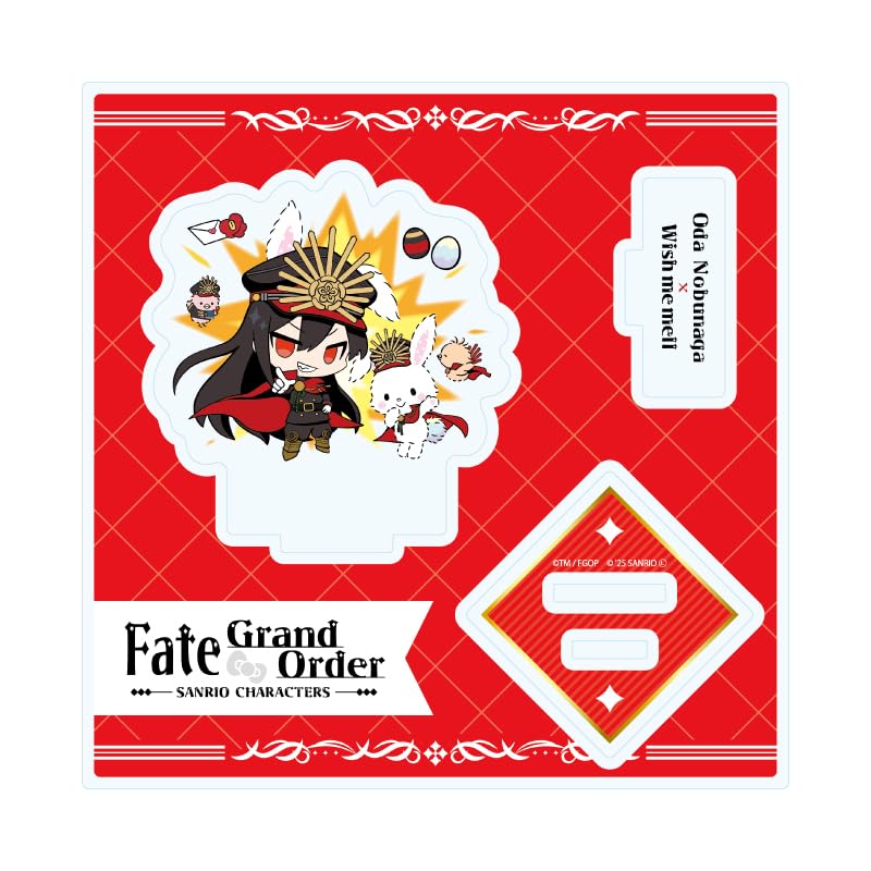 FateGrand Order x Персонажи Sanrio 17Ода Нобунага x Wish Me Mel [Иллюстрация-коллаборация] Акриловая подставка