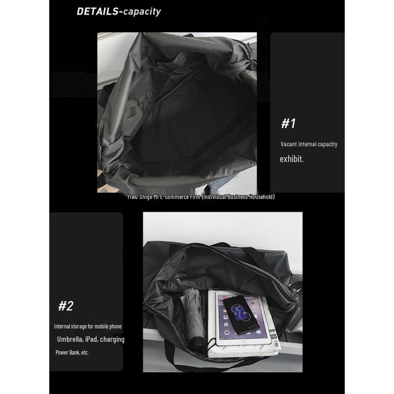 Męska lekka wodoodporna torba podróżna o dużej pojemności do podróży i sportu