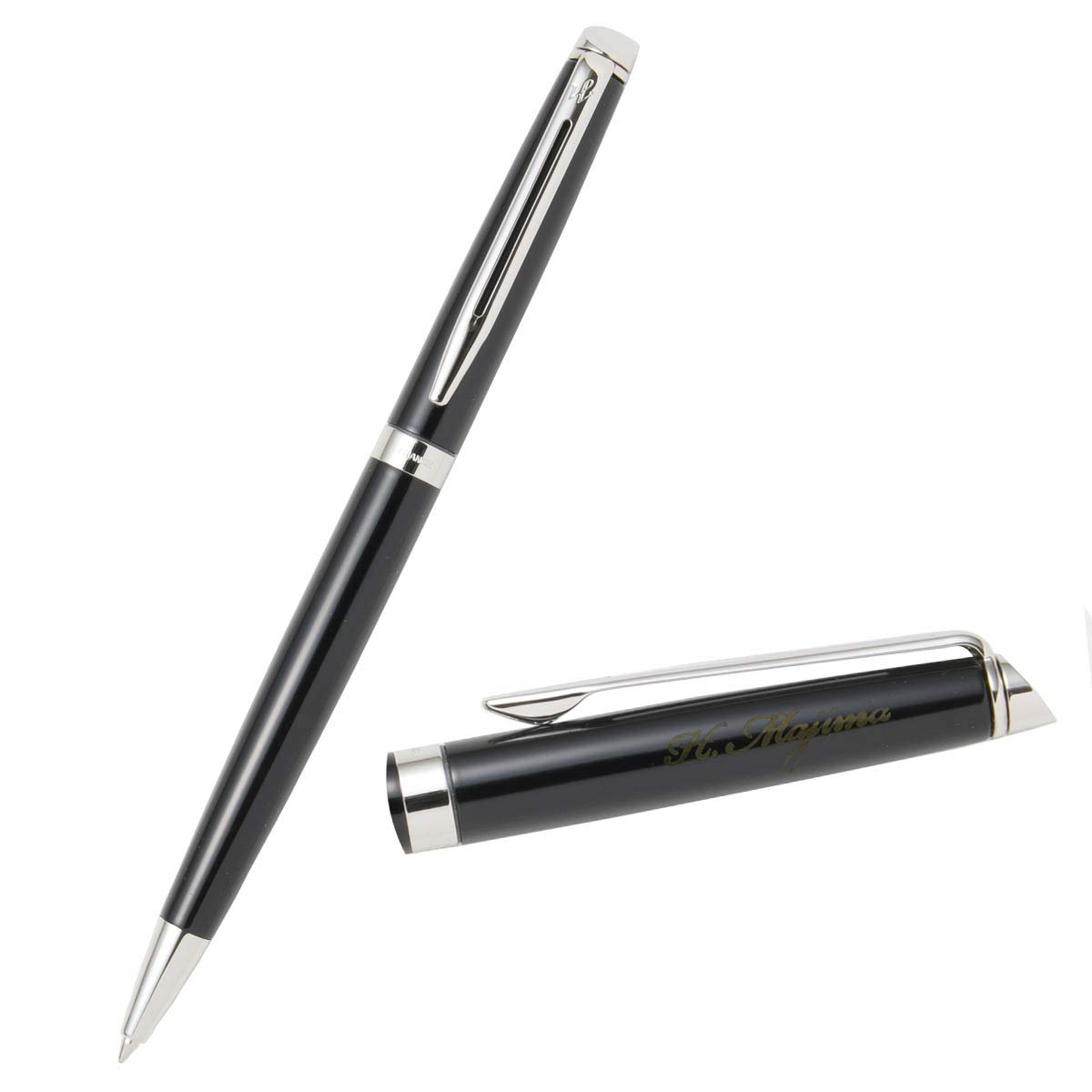 

Waterman Ballpoint Pen Writing Instrument Metropolitan Essential Brand Luxury Ballpoint Pen Black CTBP No Personalization [WATERMAN] Women s Men s чёрный