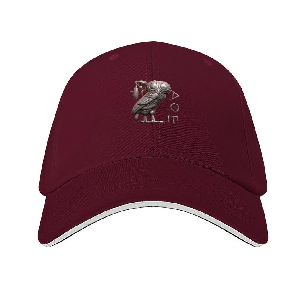 Athenische Eule Klassische Baseballkappe Vintage Luxuskappen Mütze Herren Benutzerdefinierte Kappe Hüte Für Damen Herren