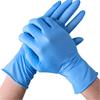 Luvas de borracha descartáveis composto de PVC espessado nitrilo azul higiênico ácido-resistente emulsão alimentar