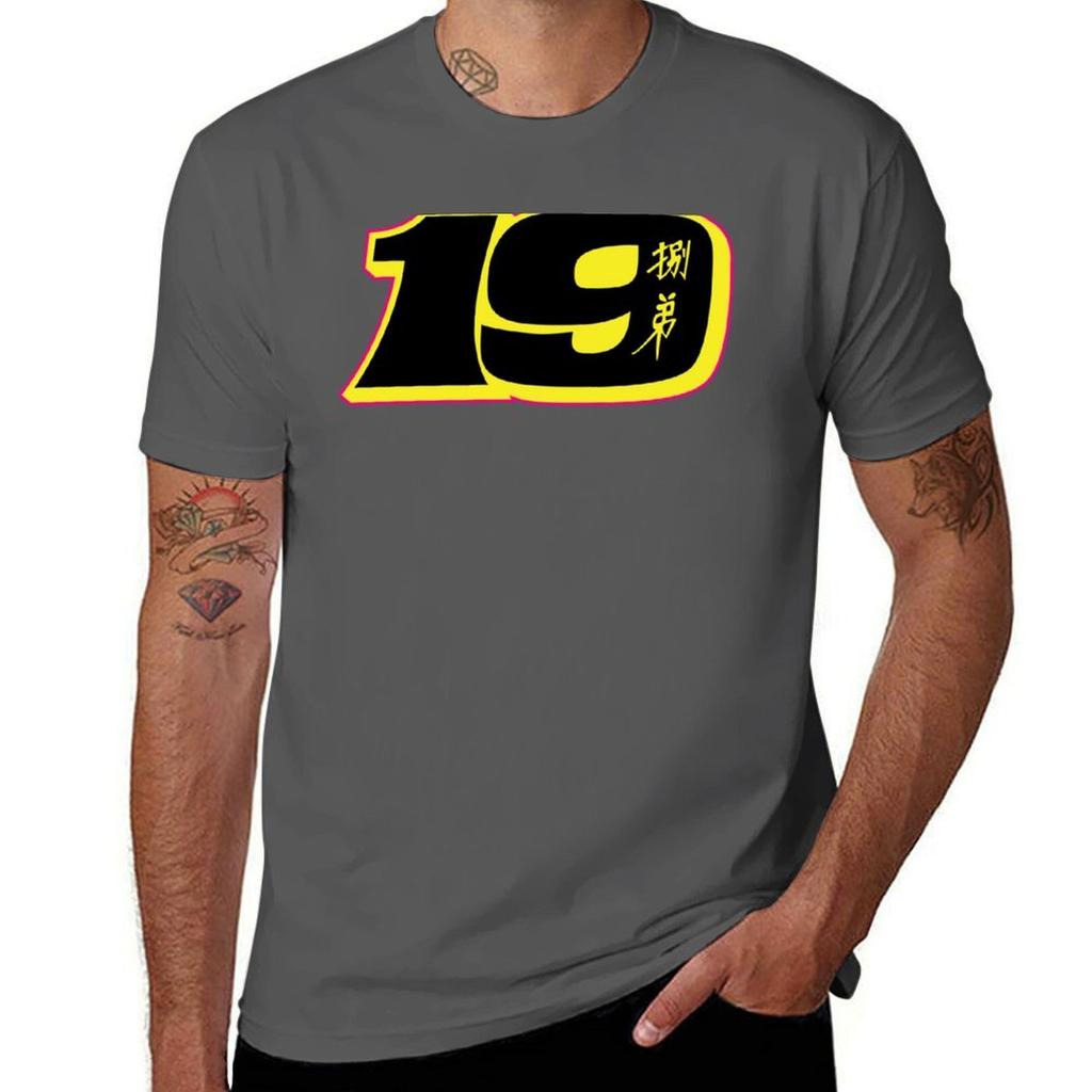 Alvaro Bautista 19 T-Shirt Herren T-Shirt Grafik Herren T-Shirts für Männer Freizeit-T-Shirt