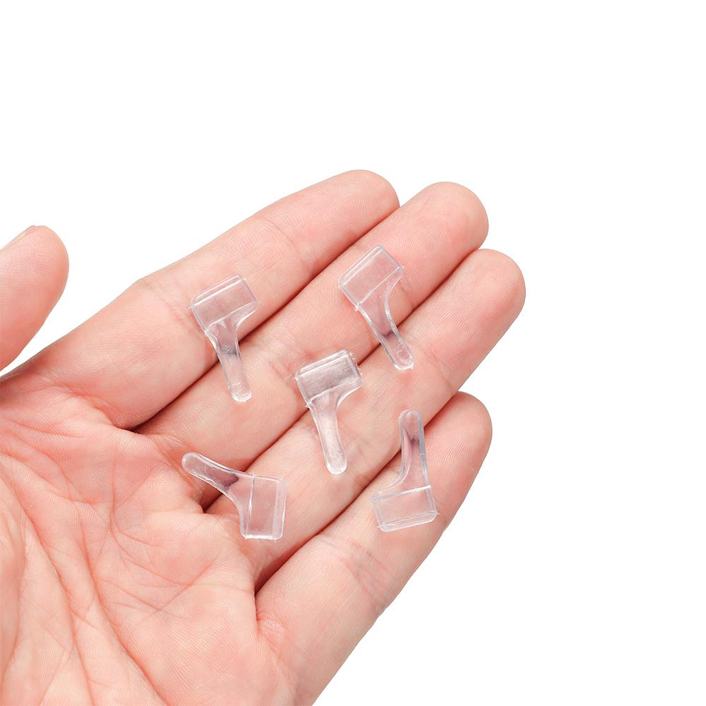10 Pairs Transparent Anti Slip Glasses Holder Silicone Ear Hooks Eyeglasses Grip Temple Holder Eyewear Accessories