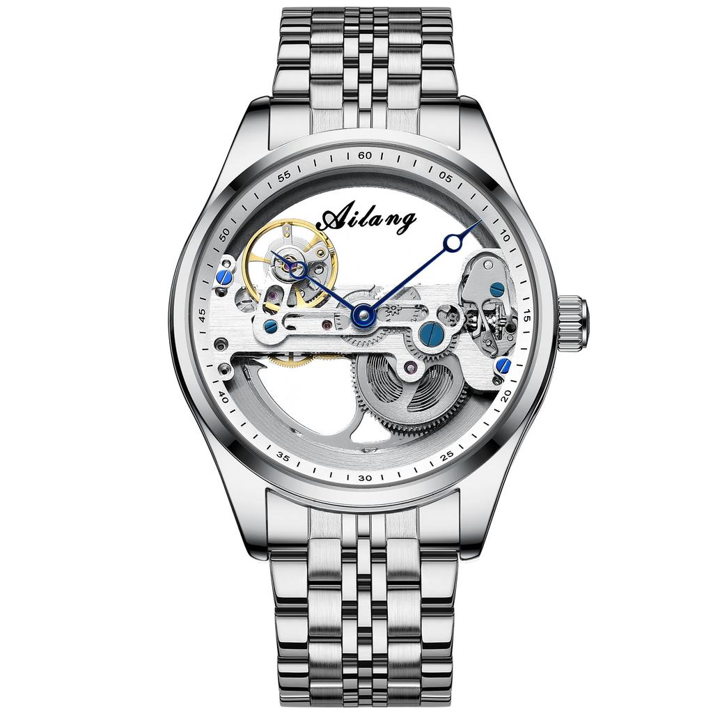 AILANG Neue Automatische Skeleton Mechanische Uhr Männer Koreanische Mode Wasserdichte männer Mechanische Uhr