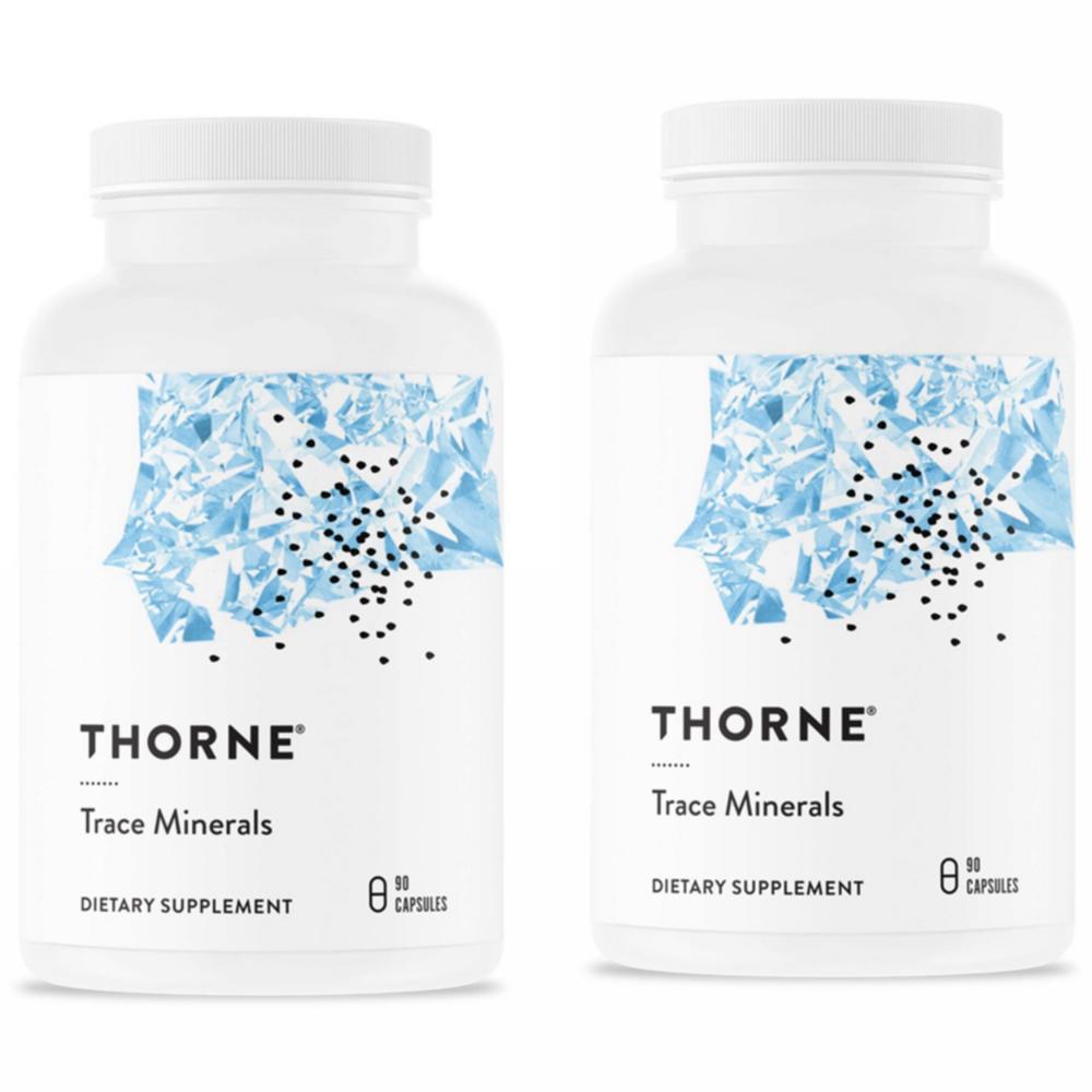 Thorne Research Trace Mineral Capsules 90 Tablets 2 pcs