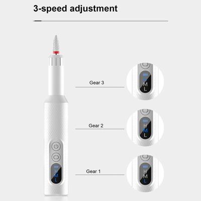 Lima Unghie Portatile USB Elettrica per Unghie Lucidatrice Elettrica per Unghie Strumento Elettrico per Manicure Unghie