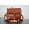 Men's Genuine Vintage Leather Messenger Bag Shoulder Laptop Bag Briefcase