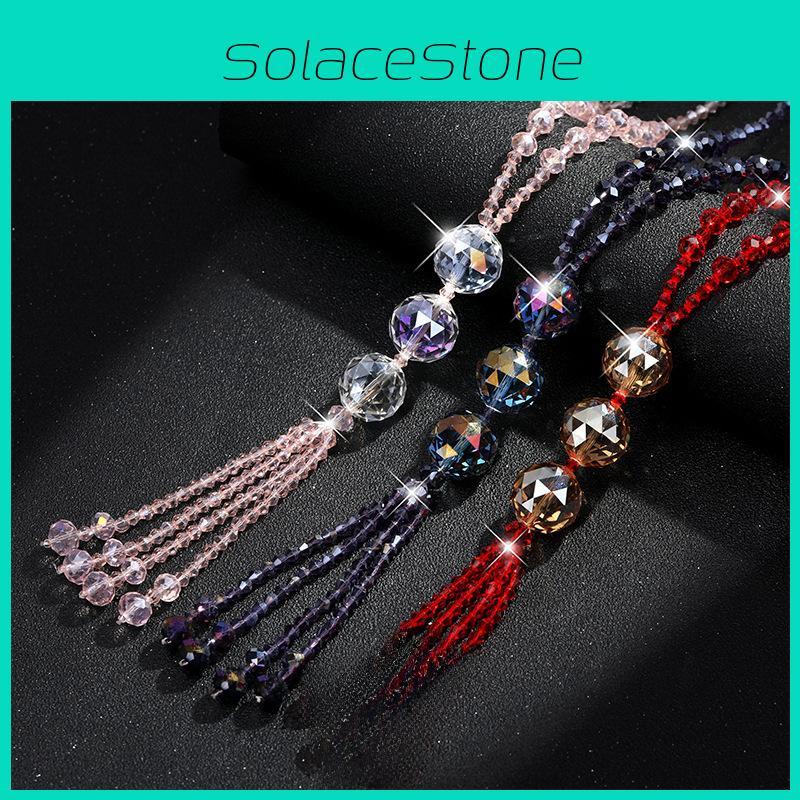 Chic And Versatile Korean Crystal Necklace For Women Perfect For Sweater Outfits