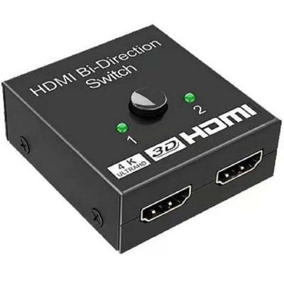 Comutator HDMI 2.0 dual: 2 intrări și 1 ieșire, distribuitor 4K pe 2 căi