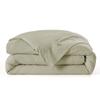 Housse de couette en percale 240 x 260 cm vert sauge Perrine