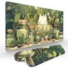 Anime Cat and Koi Fish Mouse Pad Desk Mat Large Computer Office Carpet xxl mousepad Gamer gaming pc accessories Keyboard Rug