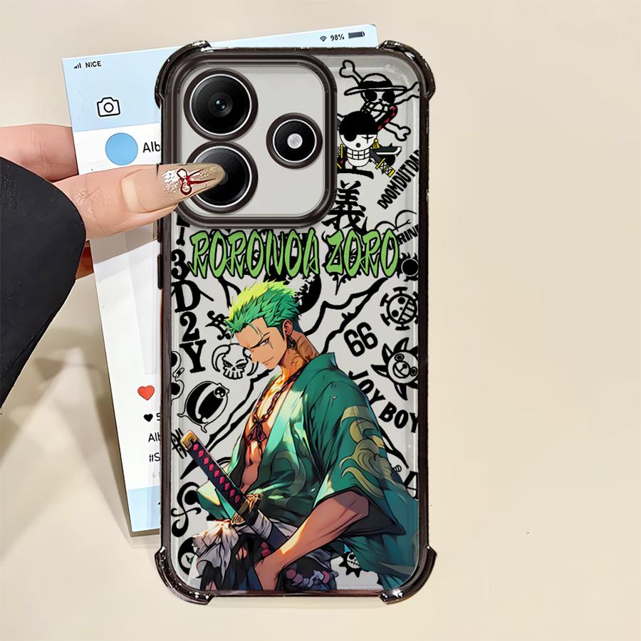 

Чехол для телефона с изображением Аниме One Piece для Redmi Note 14 Pro Plus 9 Pro Note 13 A3 A5 K80 11s 13C 12 11 10 Lite Redmi Note 10 4G