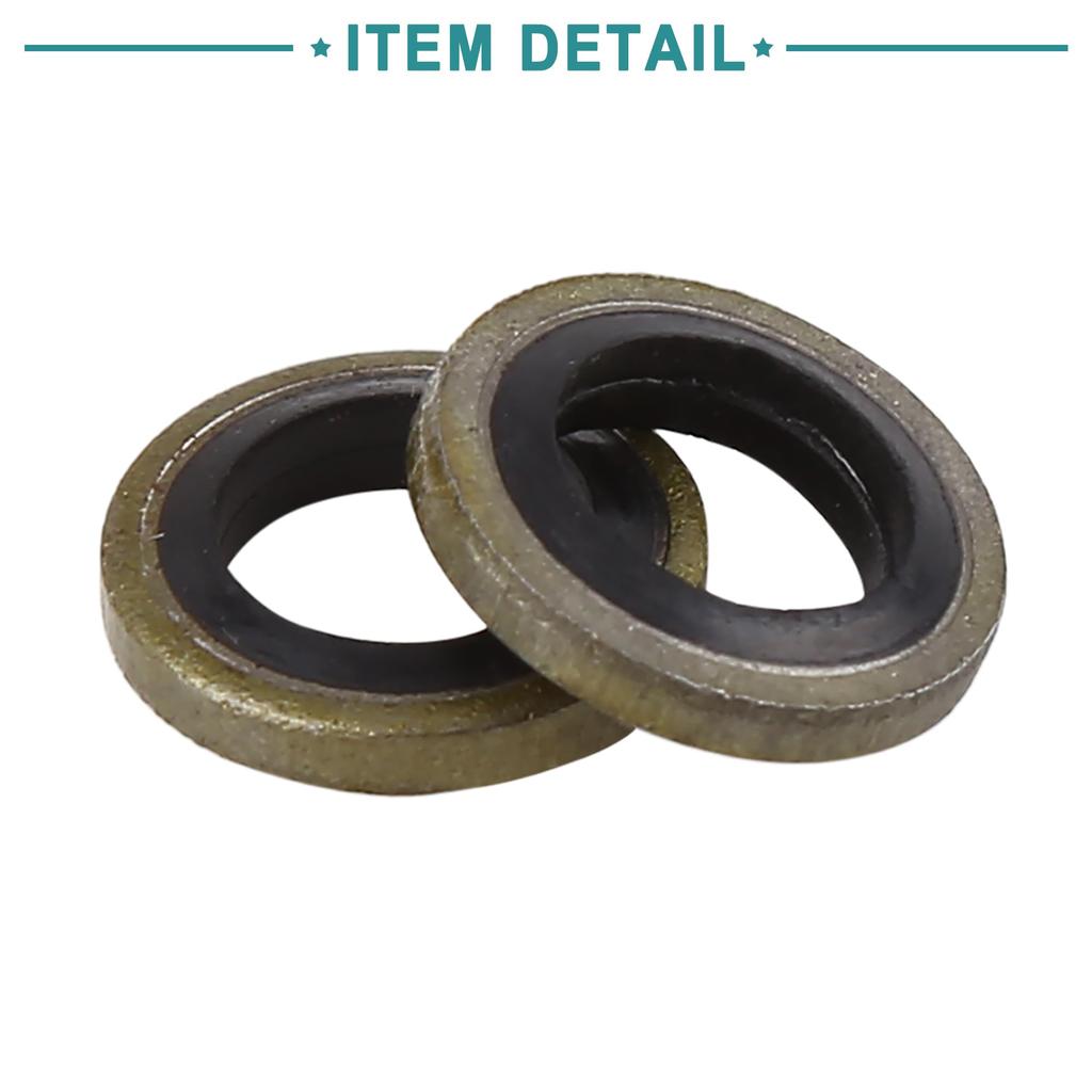 ACROPIX Crush Washers Car Accessories Bronze Color - 25 Pack