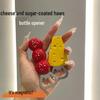 Magnetic Tanghulu & Cheese Design Bottle Opener Set (2-Pack) with Refrigerator Magnet