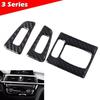 Set For BMW 3 Series F30 2012-2018 Carbon Fiber Front AC Air Vent Cover Cap Trim
