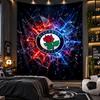 Wall Hanging Tapestry Blackburn Rovers Football Print Cloth for Living Room Bedroom Home Decor