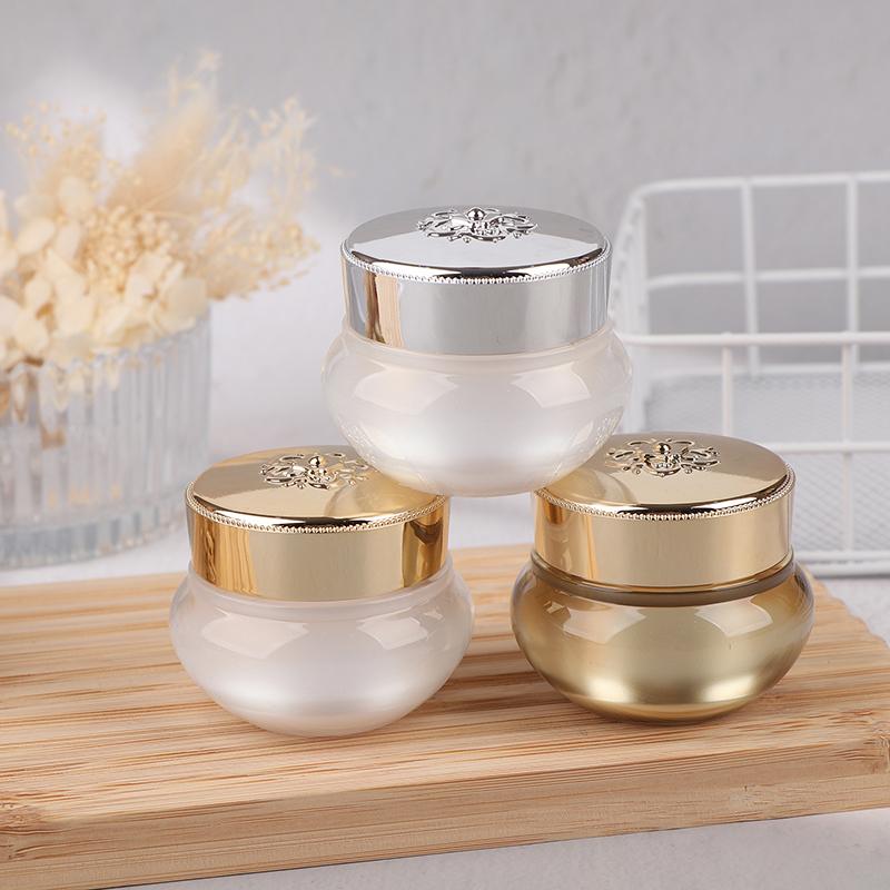 5/10/20G Empty Cream Jars Refillable Bottles Travel Cream Jars Makeup Containers Light Luxury Skincare Tools