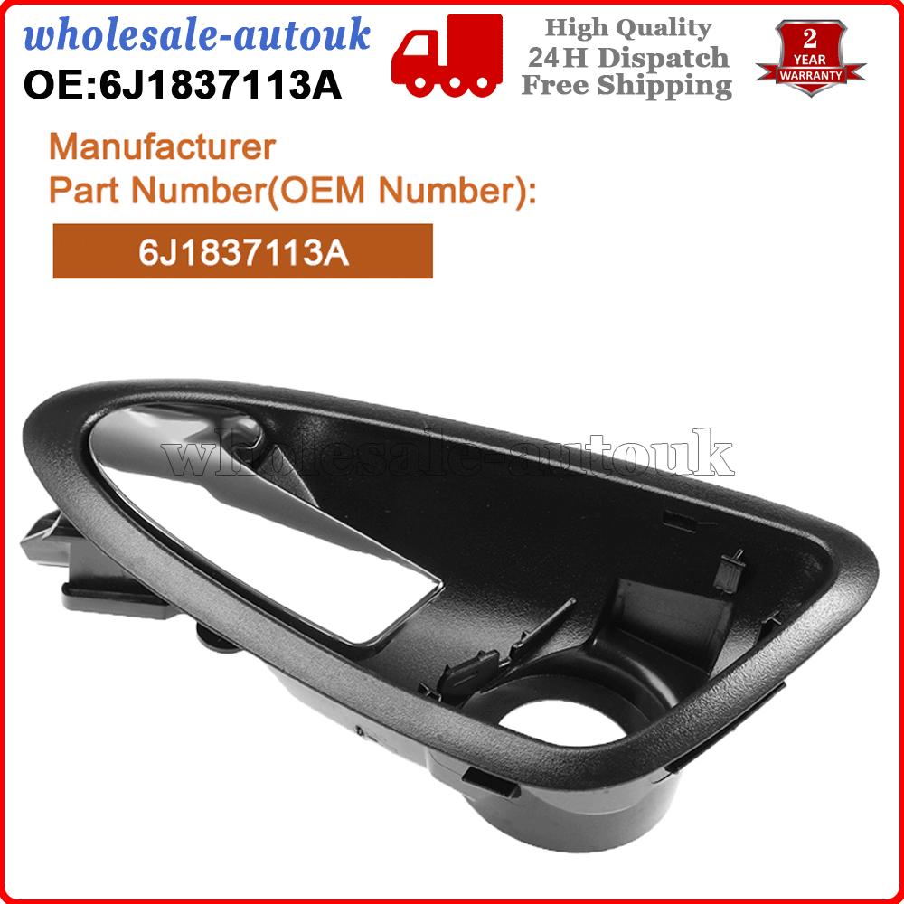 Car Inner Interior Door Handle Left For Seat Ibiza 2009-2012 Diesel 6J1837113A