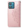 For Motorola Edge 40 Neo 5G Case Mandala Embossed PU Leather 3 Card Slots Phone Cover
