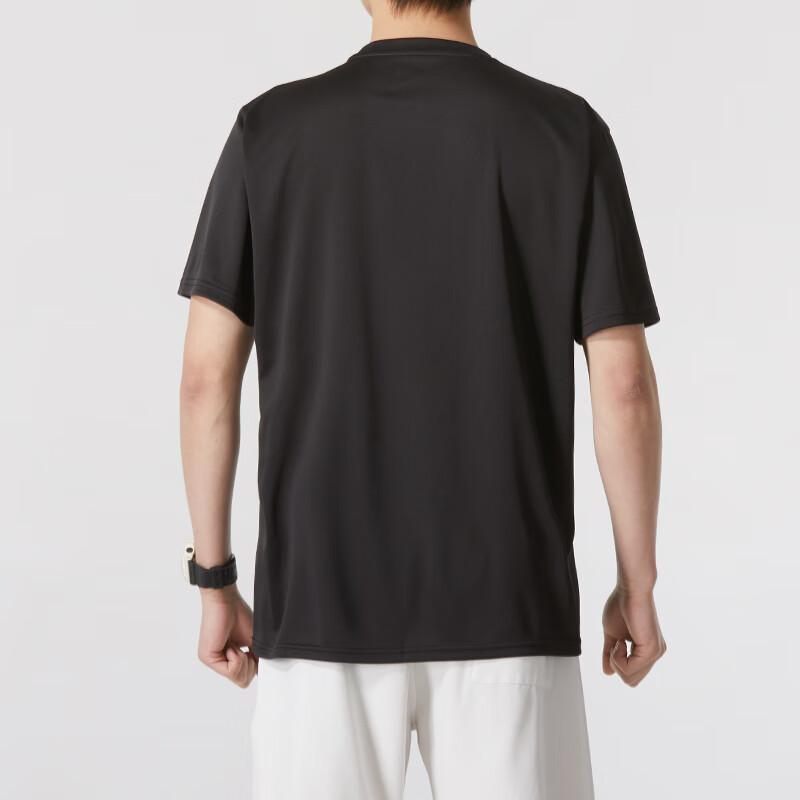 Puma Solid Color Casual Breathable Fitness Sports Training Outdoor Fashion Comfortable Crew Neck Short Sleeve T-Shirt Men Tops Black 658636-03