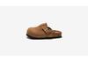 RUIZUSTOCK Kids' Cork Slippers: Soft Autumn/Winter Beach Shoes, Closed-Toe Matte Leather for Boys & Girls
