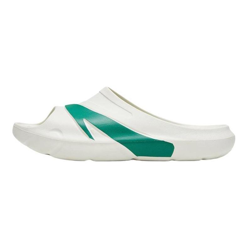 Anta C37 Series Breathable And Quick Dry Slide Slippers Men's White Green 112338511-5