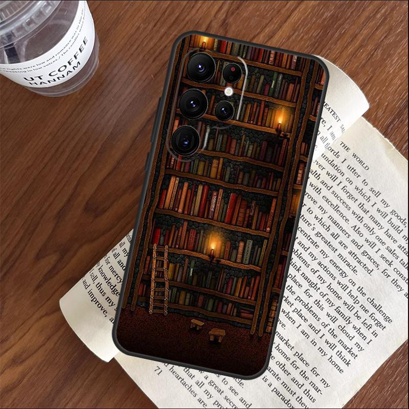 Book Lover Phone Case For Samsung Galaxy S25 S24 S23 S22 S21 Ultra S9 S10 Plus S20 FE Funda Cover Shell