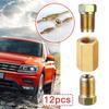 12 Pcs /Set Brake Line Repair Female Union Inverted Nut Fittings Tube