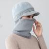 New Female Winter Hats Fur Lined Keep Warm Hats For Women Windproof Coldproof Thicken Balaclava Cap