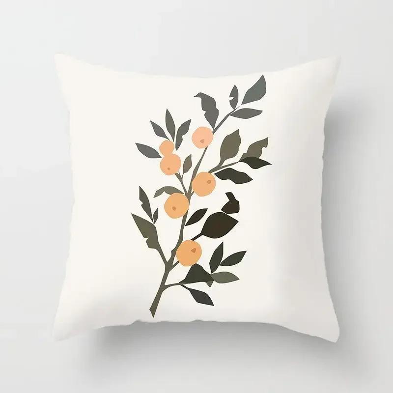 Simple Abstract Line Drawing Decorative Pillowcase Living Room Office Ornaments Home Pillowcase