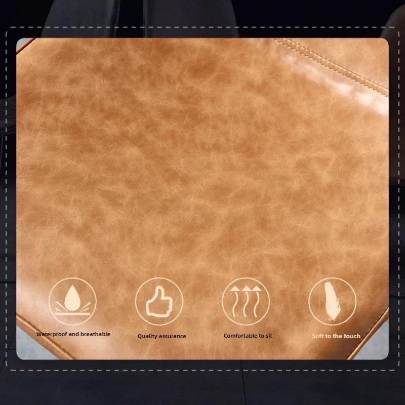 Faux Leather Dining Chairs Metal Legs Kitchen Seating Charlton Brown Upholstered Side Chairs Elegant Room Arrangement