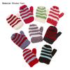 2 Stück Zarte Miniaturhandschuhe Feine Verarbeitung Wollgarn Tragbar Puppenhaus Mini Strickhandschuh für Zuhause