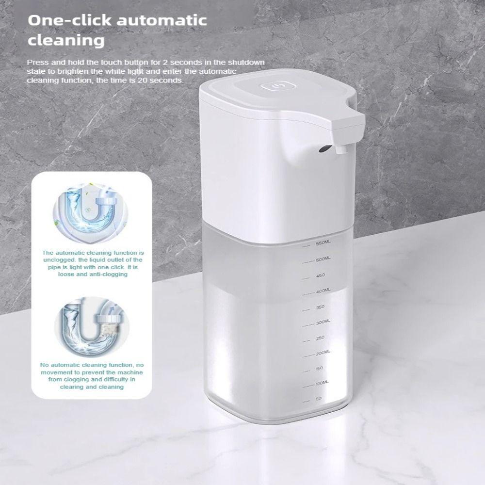 550ml Capacity Touchless Soap Dispenser Foaming Dispenser Smart Foam Dispenser  Hospital Use