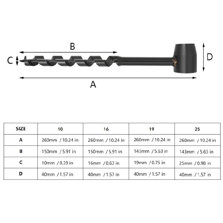 Hand Auger Wrenches Multifunctional Survival Settlers Tool for Outdoor Sports Jungle Crafts Camping Bushcrafting