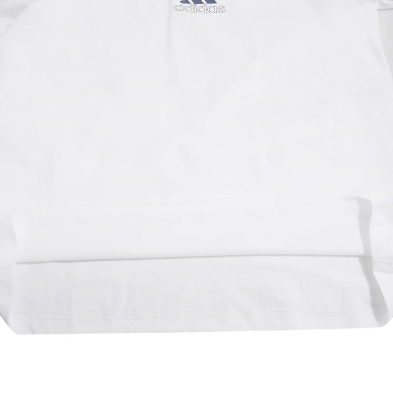 Adidas JF SS Tee 2 Logo Casual Round Neck Short Sleeve T-Shirt Men Tops White HM2979