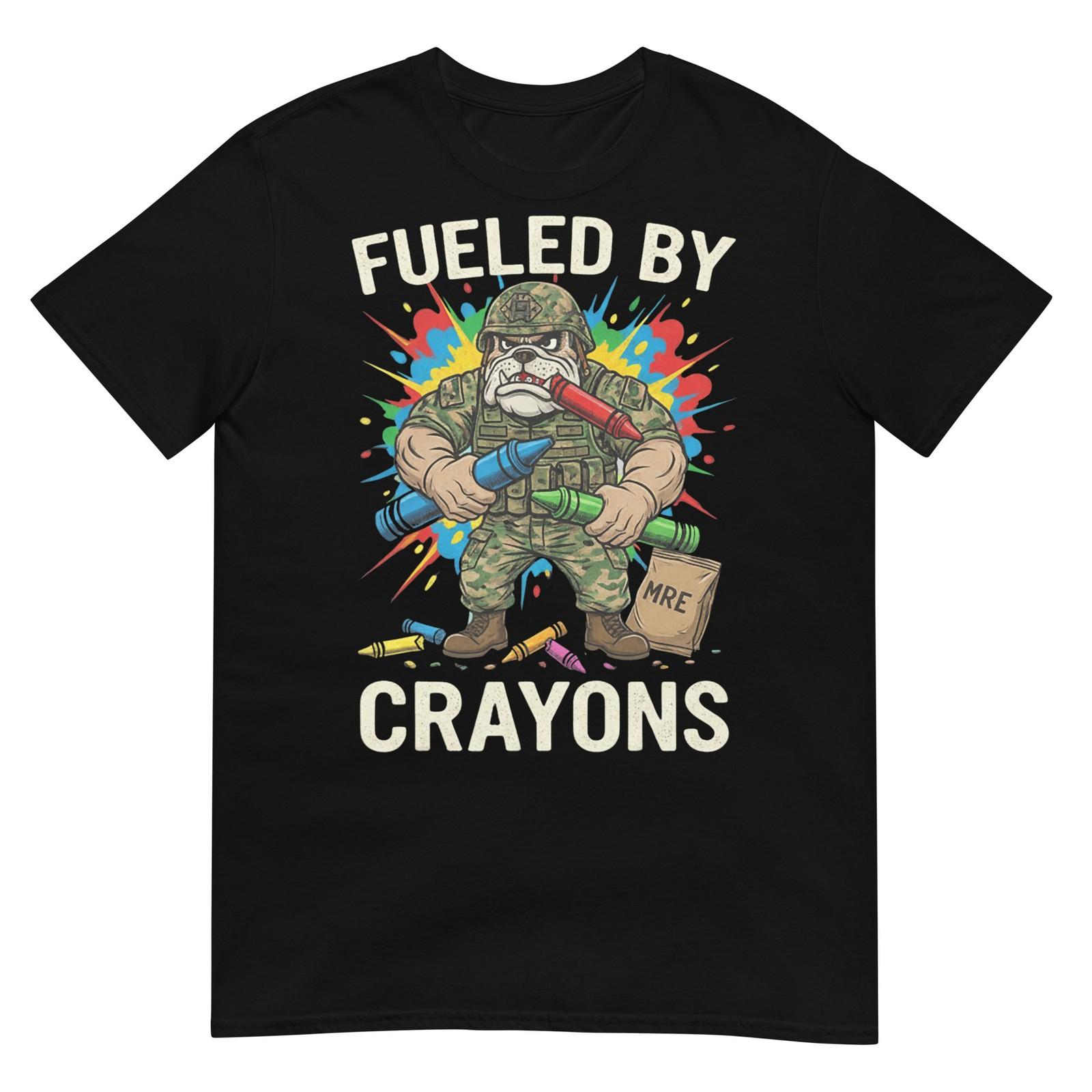 Military Corps Bulldog Crayon Eater Soldier Veterans Day T-Shirt XXXXL