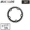 BUCKLOS Bike Chainring 110BCD Road Bicycle Crown Double Road Chainwheel 34T/50T 36/52T 39T/53T for 8/9/10/11 Speed Crankset