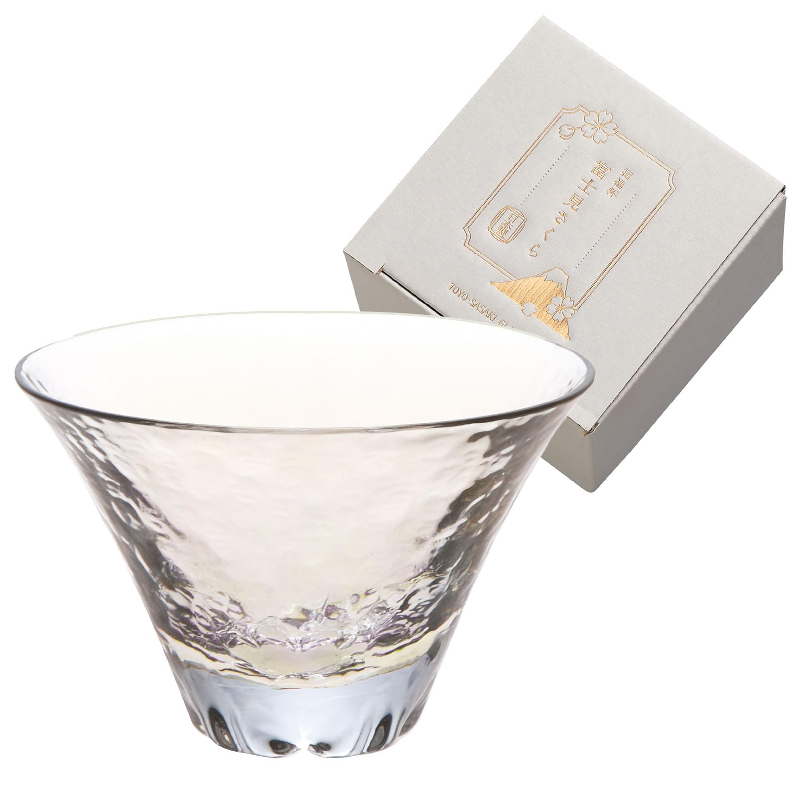 

Toyo Sasaki Glass Good Luck Fujimi Sakura Design 10372 in Perfect for Alcohol Cup, (Amber) [Made Japan, 90ml, Lovers]