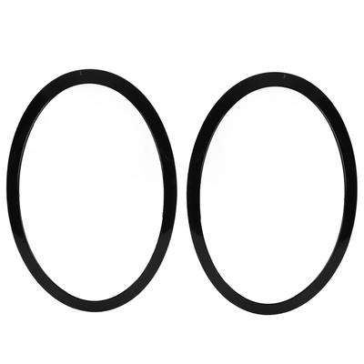 1 Paar Scheinwerfer-Zierring 51137300631 Glänzend Schwarz Praktischer Scheinwerfer-Blenden-Zierring Ersatz für Cooper 5-Türer
