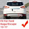 For Ford Escape Kuga 2013 2014 2015 2016 2017 DV4517K922A Rear Bumper Tow Hook Eye Cover Cap Car Accessories Towing Hauling Lid