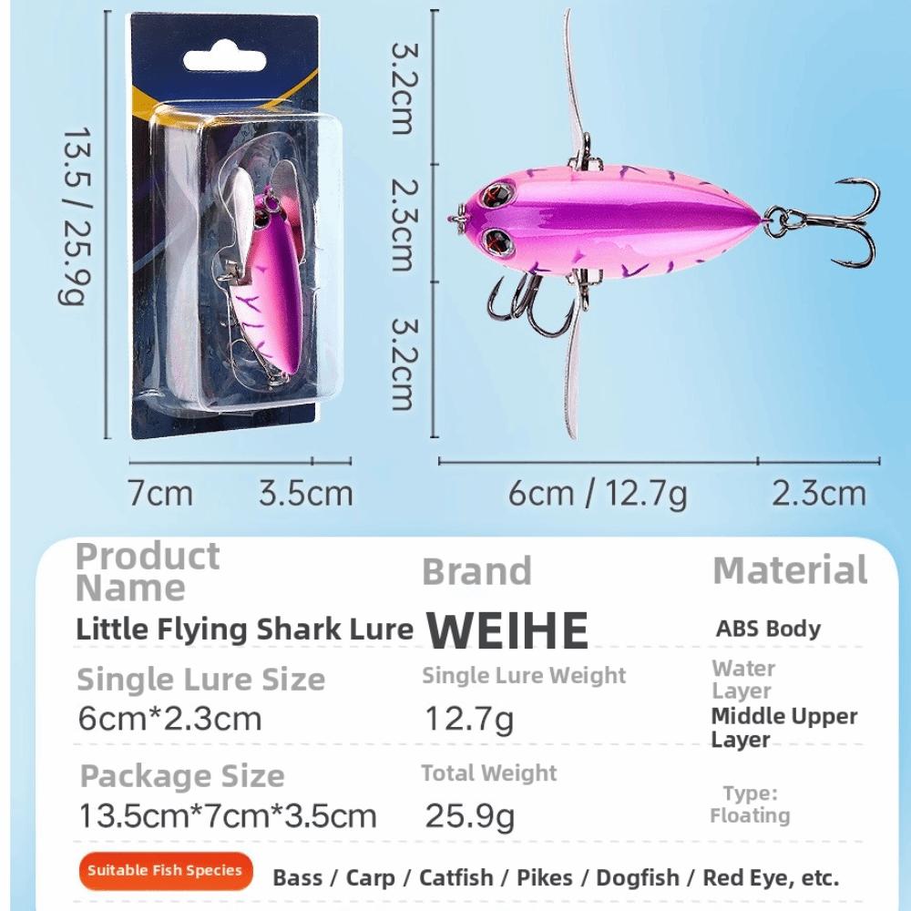Metal Blade Wings Topwater Simulation Cicada 12.7g Hard Wobblers Bait For Fishing