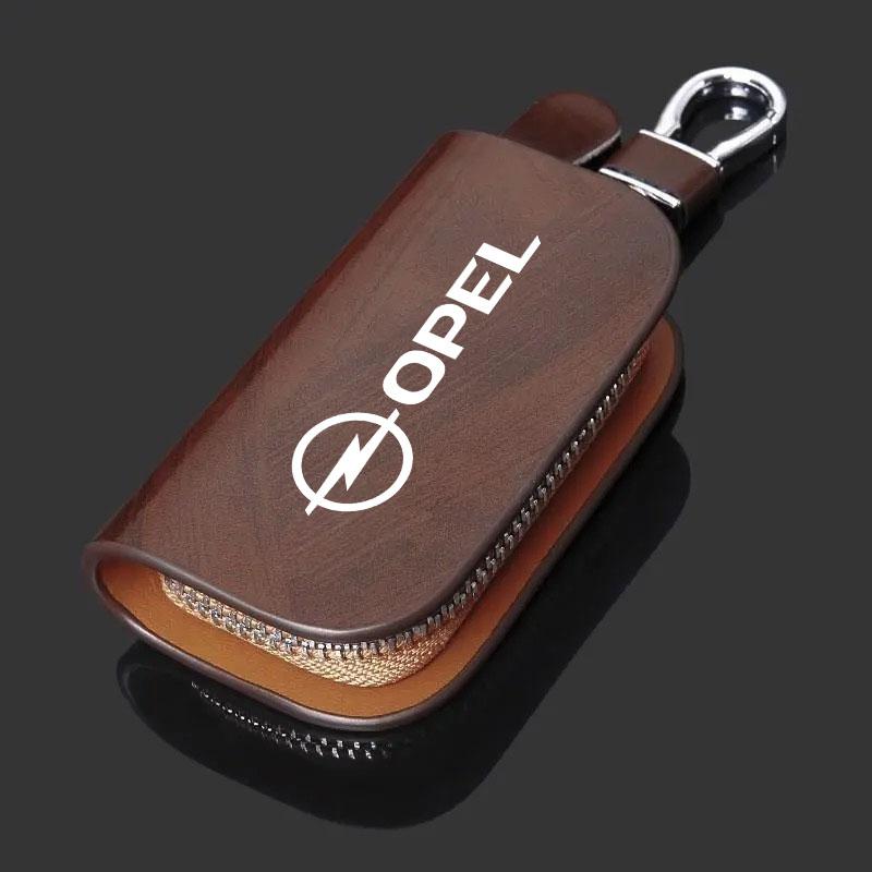 Autoschlüssel-Etui Tasche Schutzhülle Geldbörsenhalter Kette Schlüssel-Geldbörse Sammler für opel astra g h j insignia zafira corsa d c