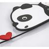 Cartoon Originality Panda Wall Clocks Digital Clock for Wall Home Living Room Decorate Loudspeaker Mute Ironwork Wall Watch