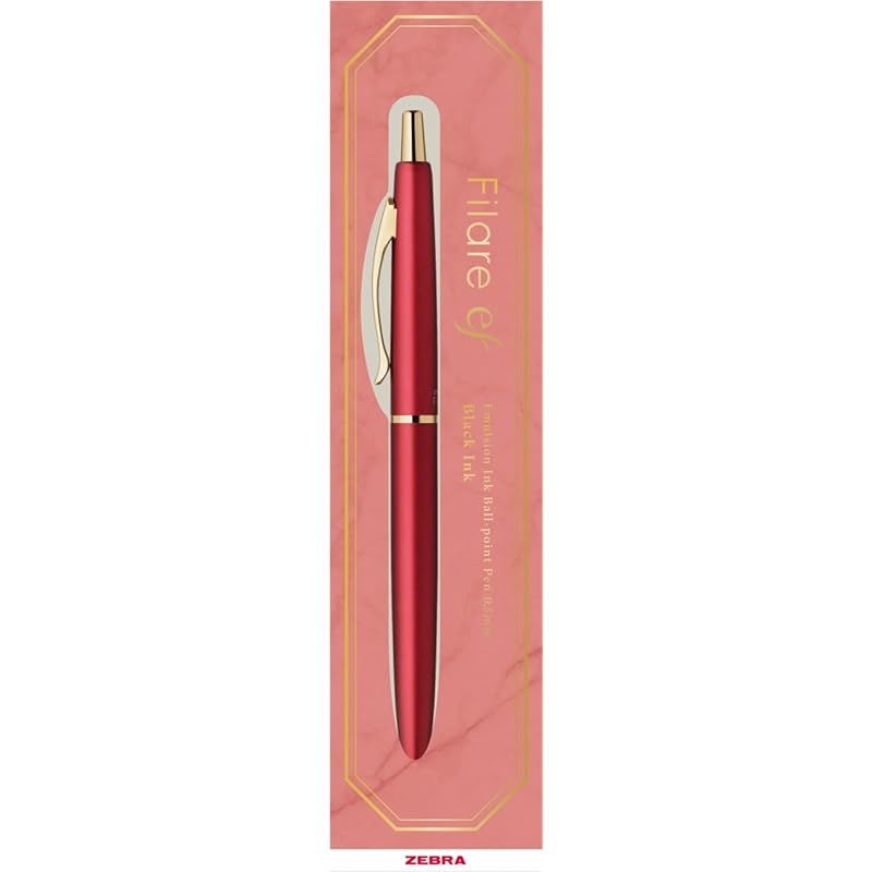 

zebra emulsion ballpoint pen Fillare ef P-BAS86-GP2 limited gift package 2 wine