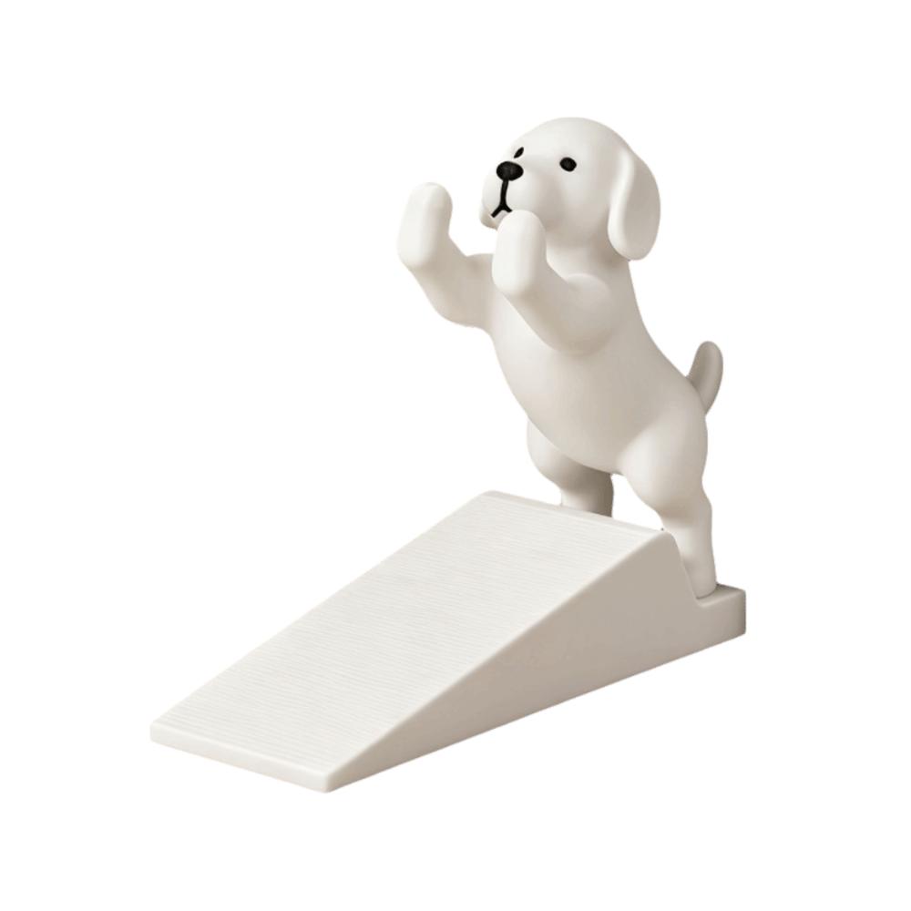 Thickened Dog-Shaped Door Wedge Noise-Reducing Door Stop Wedge Cat Door Holder Home Decoration