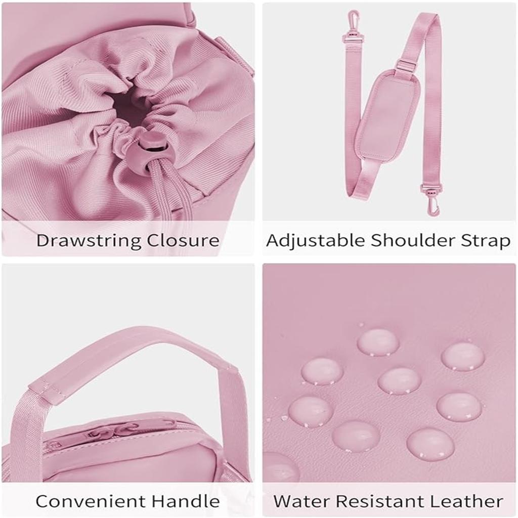 Outdoor Water Bottle Bag – Inclined Vibration Hanging Bag with Phone Pocket, Portable Carrier for Hiking & Sports