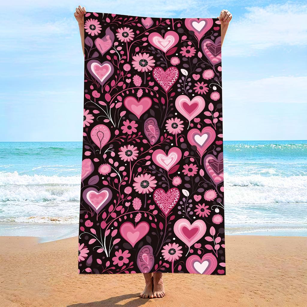 Microfiber Beach Towel Printed Beach Towel Absorbent Beach Towel 2026