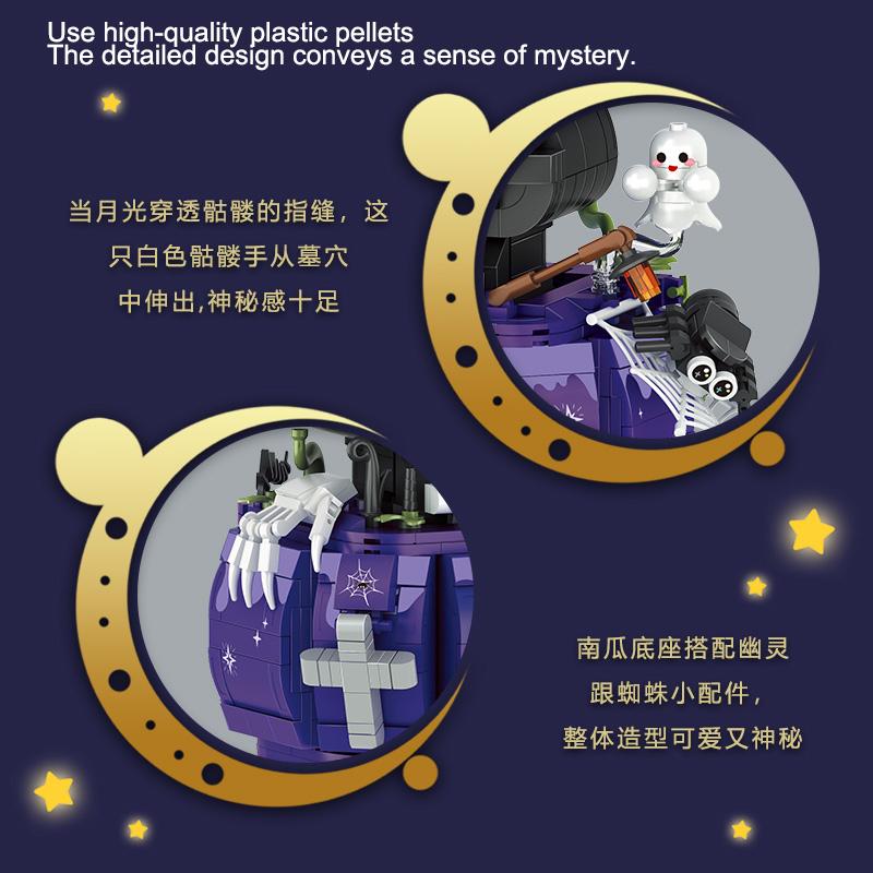 Superior-Grade 812Pcs Premium-Quality Magic Cats First-Class Construction Building-Bricks High-Standard 3D Premium-Quality Models Superior-Grade